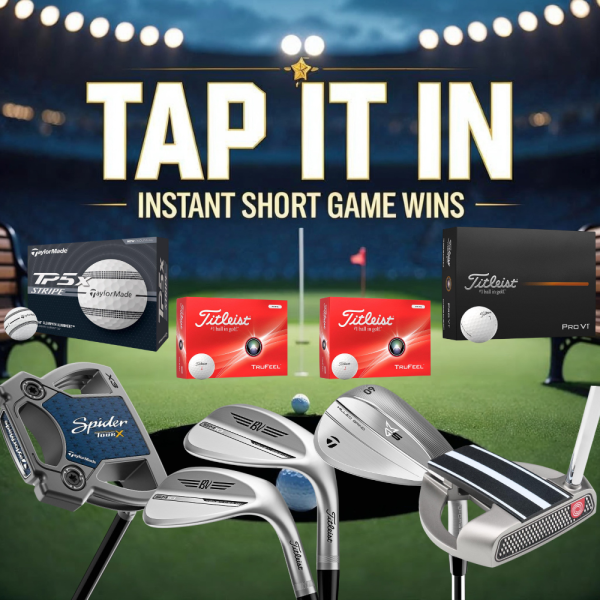 TAP IT IN - SHORT GAME Instant Win - Putters, Wedges, Balls - Dozen Pro V1's End Prize