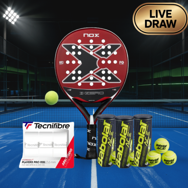 Padel Starter Bundle - Rackets, Balls & Grips