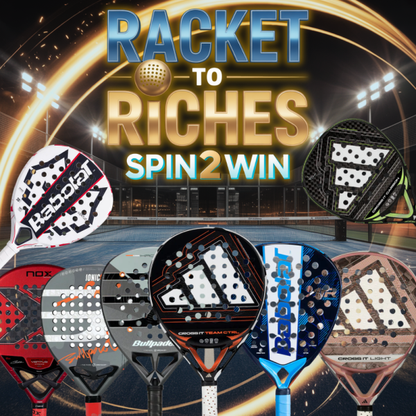 Rackets 2 Riches - £10,000 Padel Prizes - Biggest Instant Win Yet - 1658 Prizes